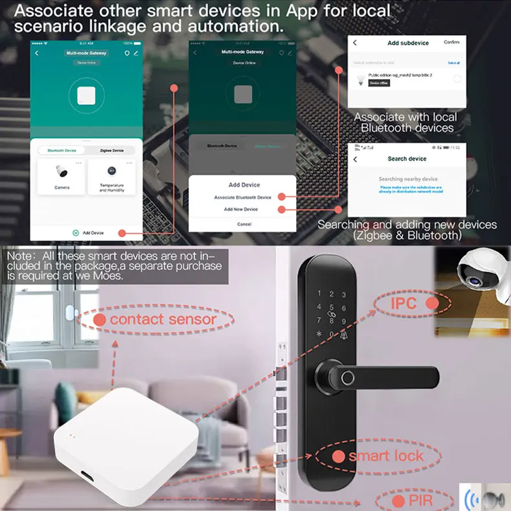 Tuya Zigbee Bluetooth Multi-mo - Home Automation Ideas review and price