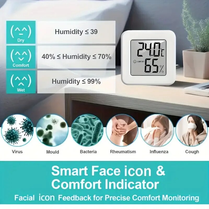 Digital Hygrometer Thermometer - Temperature Humidity Sensor review and price