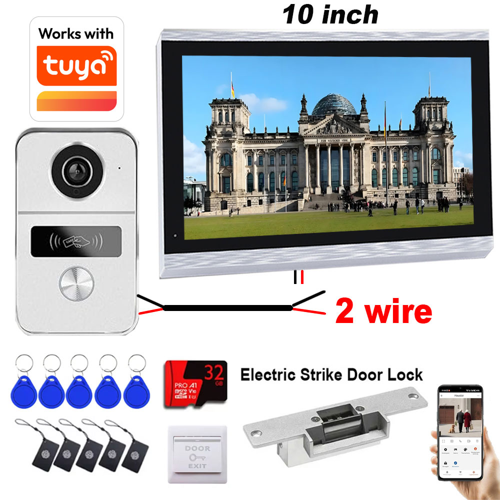 New 2 Wires Tuya Wifi Video In - Smart Doorbell Wired review and price
