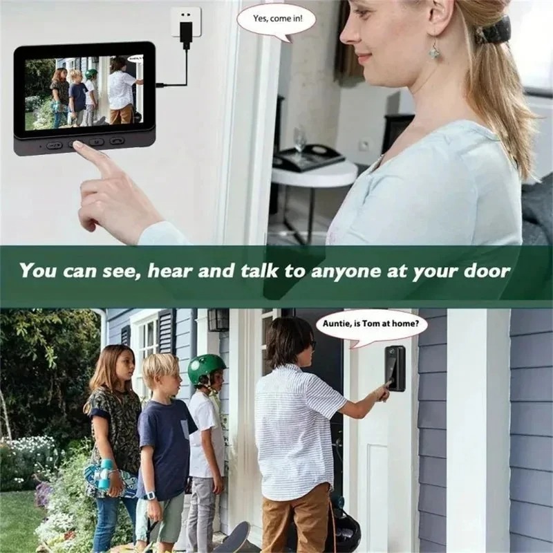 M8 Smart Visual Doorbell WiFi  - Smart Doorbell Wired review and price