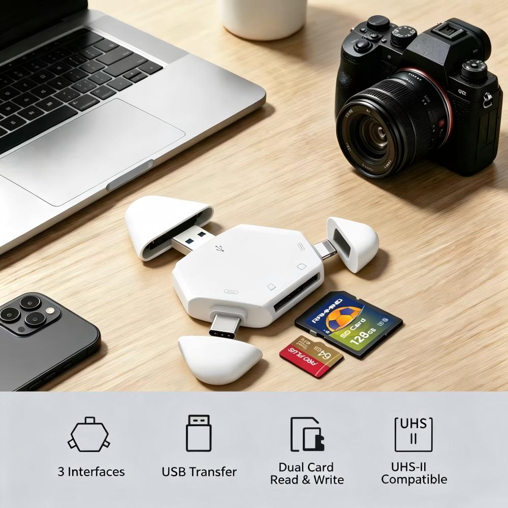 3 In 1 Memory Card Reader With - Home Assistant Sd review and price