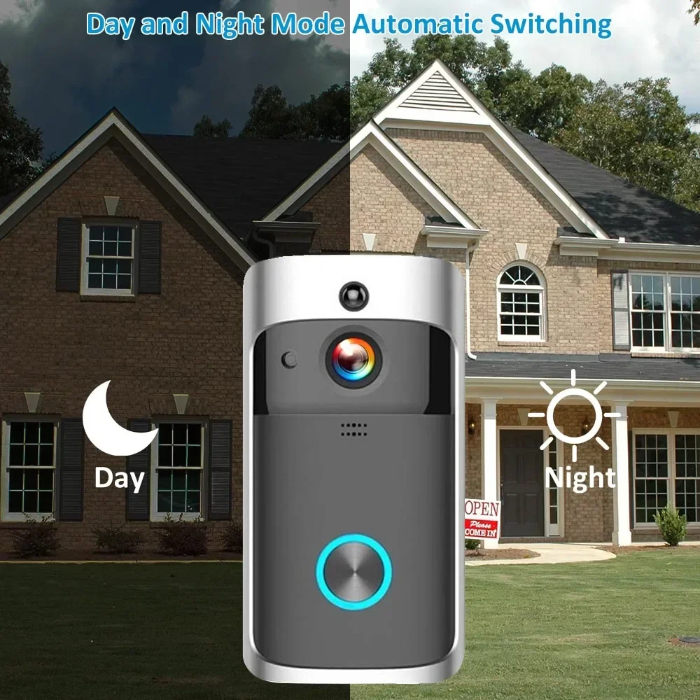 720P HD Smart Home Wireless WI - Smart Doorbell Wired review and price