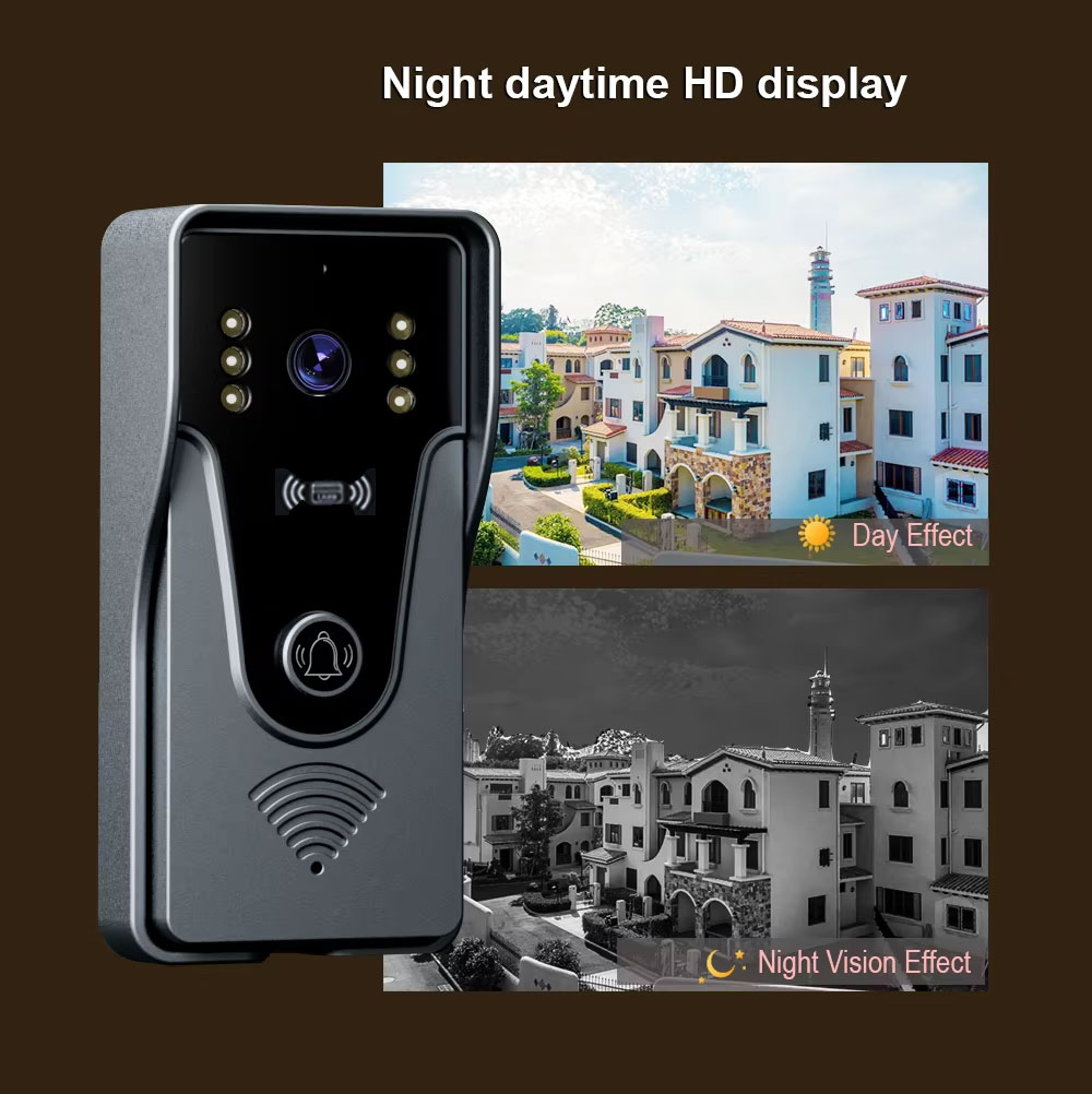 Tuya 1080P 7 Inch Color Touch  - Smart Doorbell Wired review and price