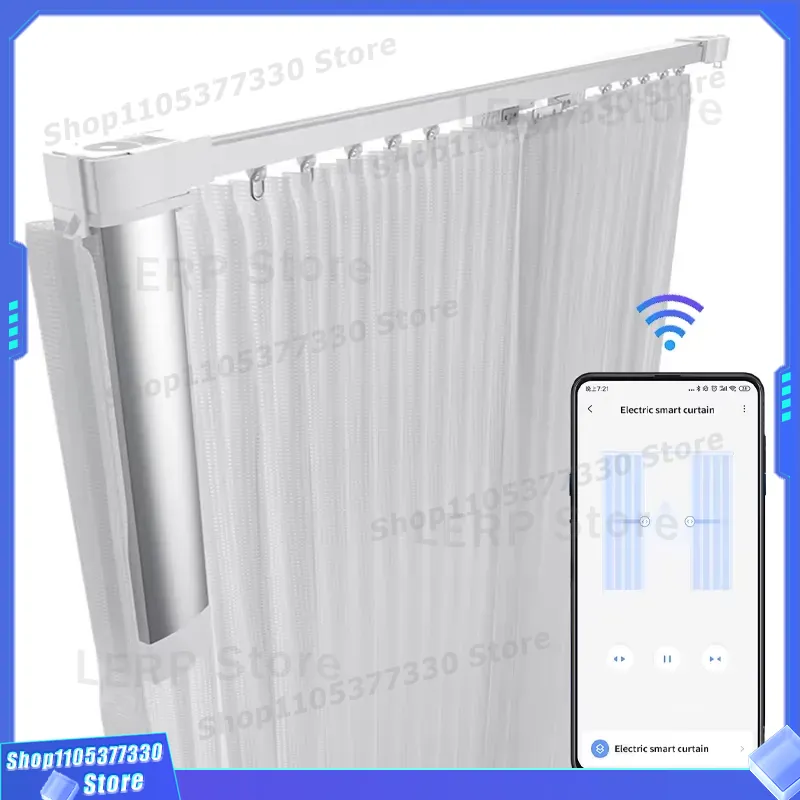 Smart Electric Curtain Track M - Home Automation System Design review and price