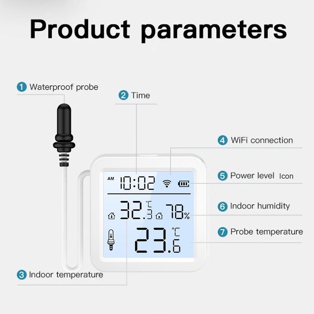WiFi Humidity Temperature Sens - Temperature Humidity Sensor review and price